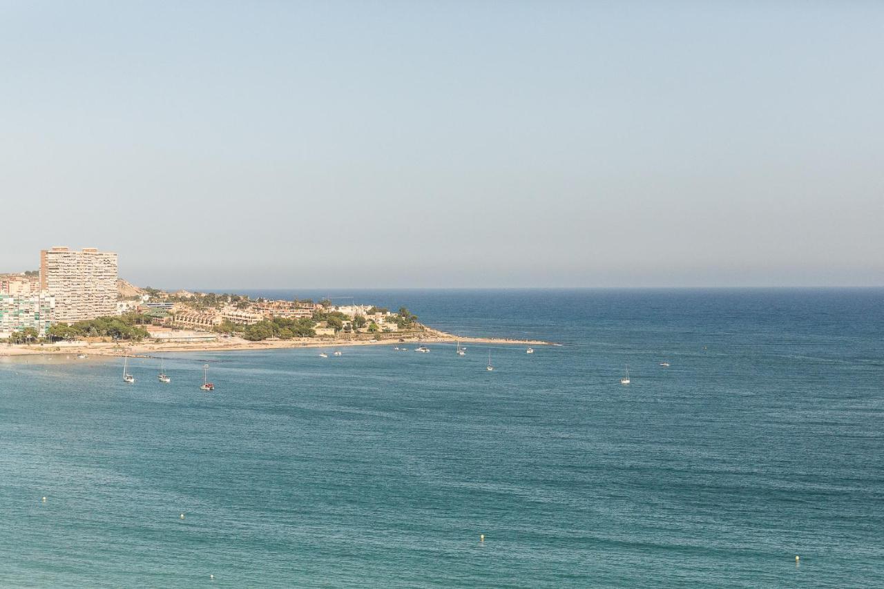 Amazing Sea Views With Ac Two Min Beach Alicante Bagian luar foto